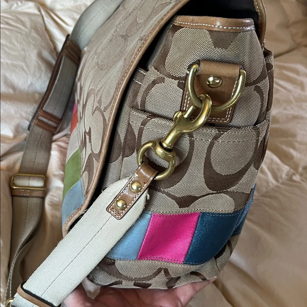 Vintage Coach Legacy Large Laptop Case Bag
